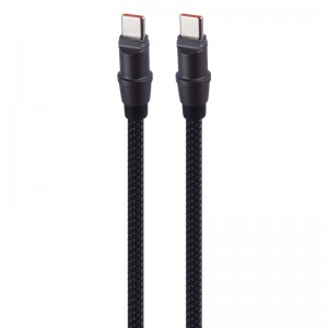کابل تبدیل کوتاه فست شارژ Ldnio LC22C Type-C To Type-C 65W 30cm