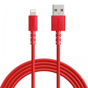 کابل آیفونی فست شارژ 2.4 آمپر انکر PowerLine Select+ A8013 طول 1.8 متر