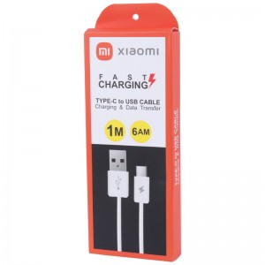 کابل تایپ سی فست شارژ 6 آمپر Xiaomi Highcopy طول 1 متر