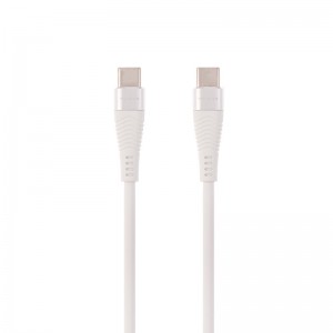 کابل تبدیل کوتاه فست شارژ Hicostar HS-180 Type-C To Type-C PD 60W 20cm