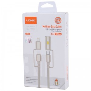 کابل تبدیل فست شارژ Ldnio LC20 65W 1.2m