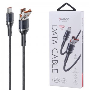 کابل تبدیل فست شارژ Yesido CA165C 60W 1.2m