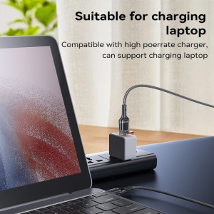 کابل تبدیل فست شارژ Yesido CA165C 60W 1.2m