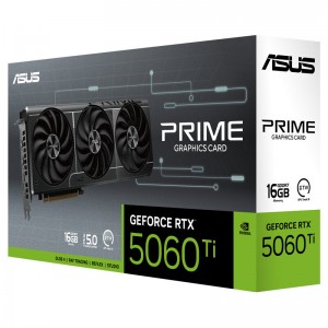 کارت گرافیک ASUS Prime GeForce RTX 5060 Ti 16GB GDDR7 128Bit