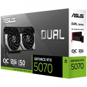 کارت گرافیک ASUS Dual GeForce RTX 5070 OC Edition 12GB GDDR7 192Bit