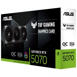 کارت گرافیک ASUS TUF Gaming GeForce RTX 5070 OC Edition 12GB GDDR7 192Bit