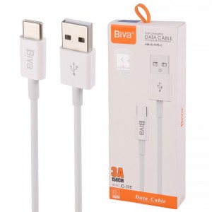 کابل تایپ سی فست شارژ 3 آمپر بیوا C-11T طول 1.5 متر