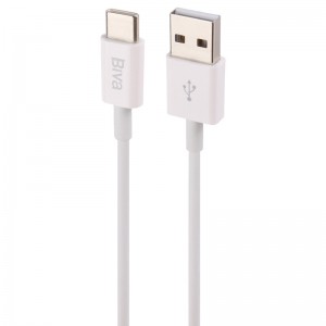 کابل تایپ سی فست شارژ Biva C-11T 3A 1.5m