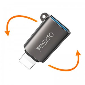 تبدیل USB3.0 OTG به لایتنینگ یسیدو GS14