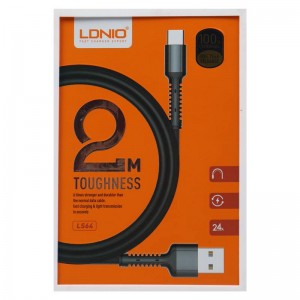 کابل میکرو یو اس بی فست شارژ Ldnio LS64 2.4A 2m