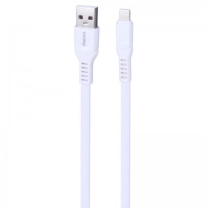 کابل لایتنینگ فست شارژ 2.4 آمپر هترون HC154I طول 1 متر