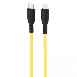 کابل کوتاه تایپ سی به لایتنینگ فست شارژ 27 وات ایکس او XO-NB-Q248A طول 25 سانتی متر