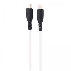 کابل کوتاه تایپ سی به لایتنینگ فست شارژ 27 وات ایکس او XO-NB-Q248A طول 25 سانتی متر