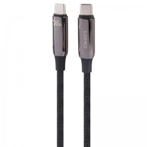 کابل تبدیل فست شارژ Ldino LC922C Type-C To Type-C PD3.1 5A 240W 2m