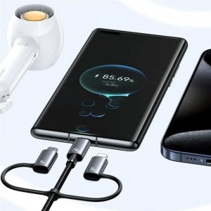 کابل تبدیل فست شارژ Usams SJ737 PD3.1 240W 1.2m