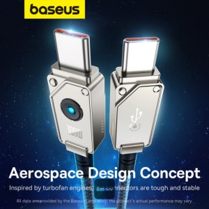 کابل تبدیل فست شارژ Baseus Unbreakable Series P10355800221-01 Type-C To Type-C PD 100W 2m