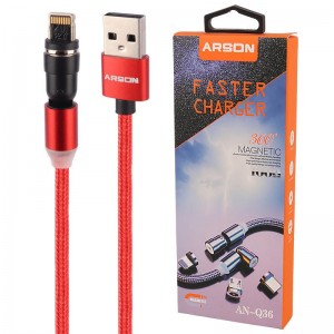 کابل مگنتی آیفونی فست شارژ Arson AN-Q36 1m