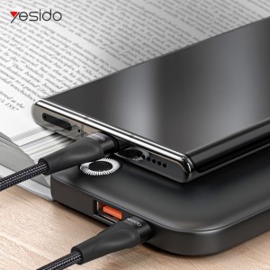 کابل تبدیل فست شارژ Yesido CA83 Type-C to Type-C 45W 30cm