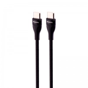 کابل تبدیل فست شارژ Yesido CA83 Type-C to Type-C 45W 30cm