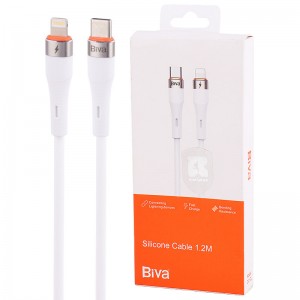 کابل تایپ سی به لایتنینگ فست شارژ 3 آمپر بیوا C-21CL طول 1.2 متر
