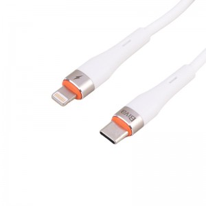کابل تبدیل فست شارژ Biva C-21CL Type-C To Lightning 3A 1.2m
