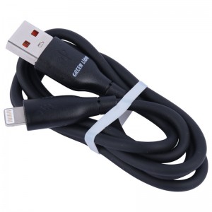 کابل لایتنینگ فست شارژ 12 وات گرین لاین GNPVCUSALGBK طول 1 متر