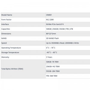 حافظه SSD اوسکو Oscoo ON901 1TB M.2