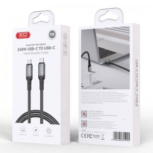 کابل تبدیل فست شارژ XO XO-NB-Q264A Type-C To Type-C PD 240W 1m