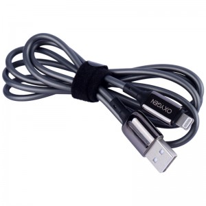 کابل لایتنینگ فست شارژ 3 آمپر اکسیژن LX-18 طول 1.2 متر