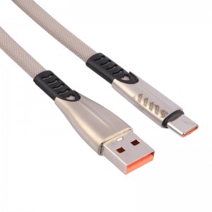 کابل تایپ سی فست شارژ 5 آمپر ام ان اس M013C طول 1.1 متر