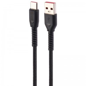 کابل تایپ سی فست شارژ 5 آمپر شوش SH119C طول 1.1 متر