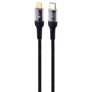 کابل تایپ سی به لایتنینگ فست شارژ 20 وات پرووان PCC114 طول 1 متر