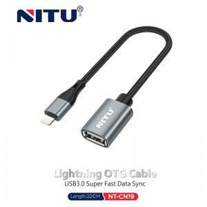 تبدیل USB3.0 OTG به لایتنینگ نیتو NT-CN19