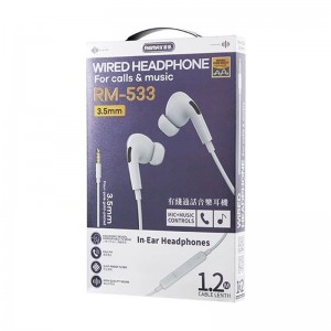 هندزفری سیمی ریمکس RM-533