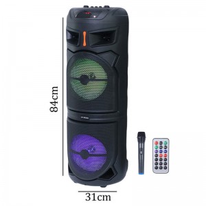 اسپیکر چمدانی بلوتوثی GY-8822G + میکروفون و ریموت کنترل