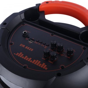 اسپیکر چمدانی بلوتوثی DR-8820 + میکروفون و ریموت کنترل