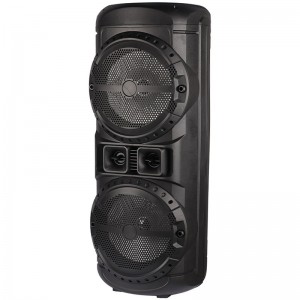 اسپیکر چمدانی بلوتوثی رم و فلش خور Sing-E ZQS12201 + میکروفون و ریموت کنترل
