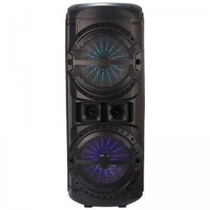 اسپیکر چمدانی بلوتوثی رم و فلش خور Sing-E ZQS12201 + میکروفون و ریموت کنترل