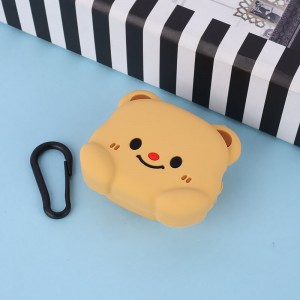 کاور عروسکی گلکسی بادز Live / Live Pro / Live Pro 2 / Fe طرح خرس کرمی