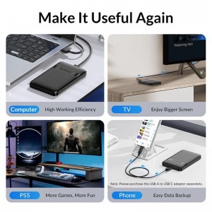 باکس هارد 2.5 اینچی HDD/SSD اوریکو 2577C3-V1