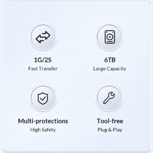 باکس هارد 2.5 اینچی HDD/SSD اوریکو DZ25C3-CR
