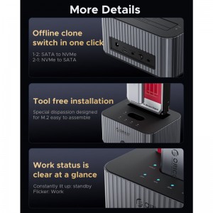 داک M.2 و هارد 2 سینی اوریکو IT28E-C Type-C