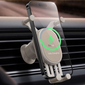 هولدر و شارژر وایرلس 15 وات باسئوس Stable Series BS-CM014 SUWX030001