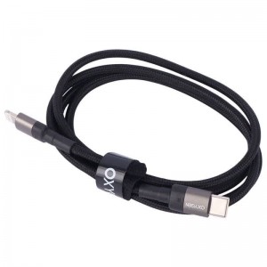 کابل تایپ سی به لایتنینگ فست شارژ 30 وات اکسیژن LX-1 طول 1 متر