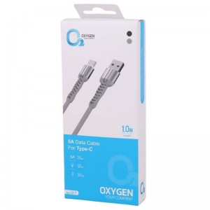 کابل تایپ سی فست شارژ 5 آمپر اکسیژن LX-7 طول 1 متر