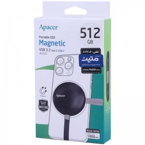 حافظه اکسترنال SSD اپیسر Apacer AS725 512GB