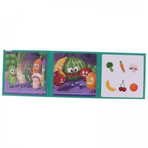 پازل مگنتی کتابی 3 در 1 فرفره های رنگی پویا