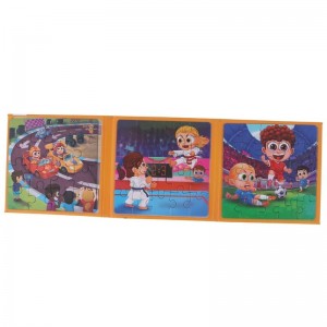 پازل مگنتی کتابی 3 در 1 فرفره های رنگی پویا