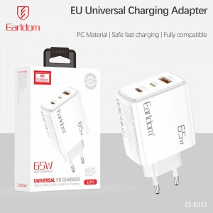 شارژر دیواری 65 وات ارلدام ES-EU53 PD 3.25A