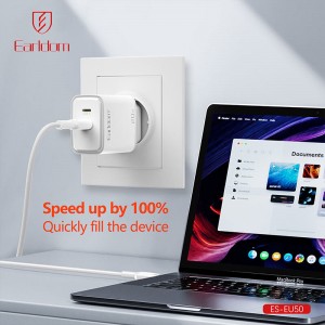 شارژر دیواری 20 وات ارلدام ES-EU50 PD 3A